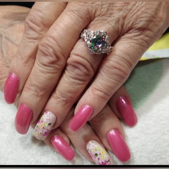 Mystic Rainbow Topaz Ring - Picture 6 of 13